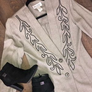 VINTAGE- Longline, Unlined Blazer!